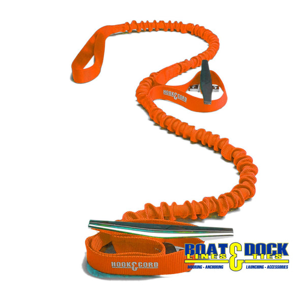 Boat Lines & Dock Ties Boat Dock Tie Bungee, Made in USA, 3 Loop 5 Foo –  outdoor socks and gear