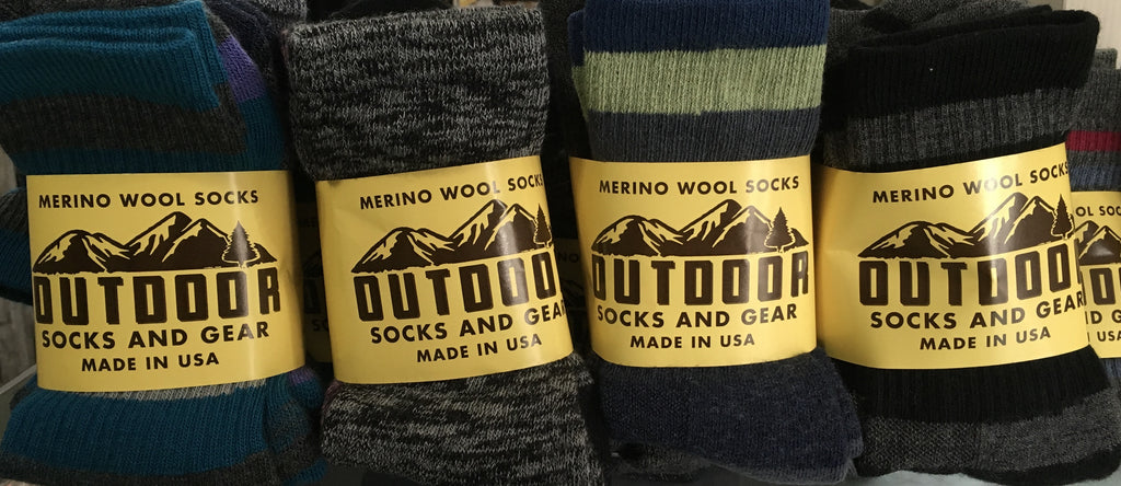 Made in USA Merino Wool Hiking Socks For Sale