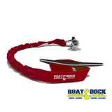 Boat Lines & Dock Ties Boat Dock Tie Bungee, Made in USA, 1 Loop and 1 Hook Pack of 2 ,