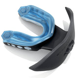 Shock Doctor Gel Max Lip Guard Convertible Mouthguard (Blue and Black, Youth)