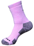 Altera Men's Explore Light Weight Crew Socks, Tweed Pink, X-Large (12-14)