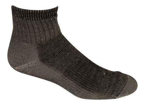 Merino Wool Mid Weight 1/4 Hiking Socks (Pack of 3) - Made in USA